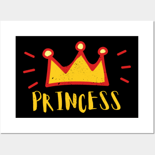 Princess crown Graffiti Posters and Art